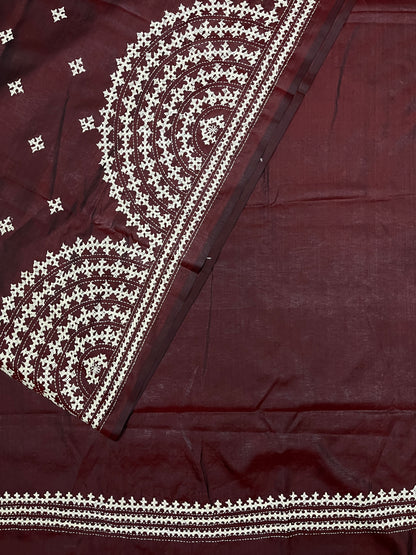 SUNRISE Kutchwork Saree