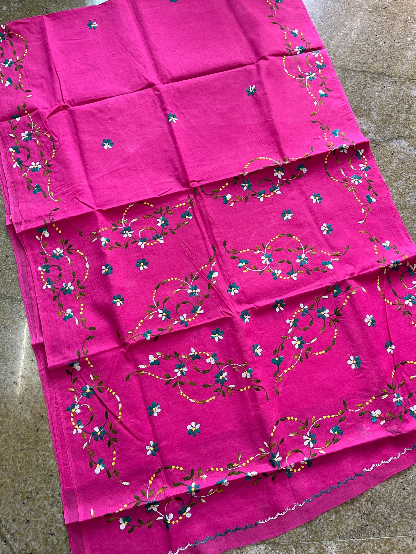Cotton Kanthawork Saree