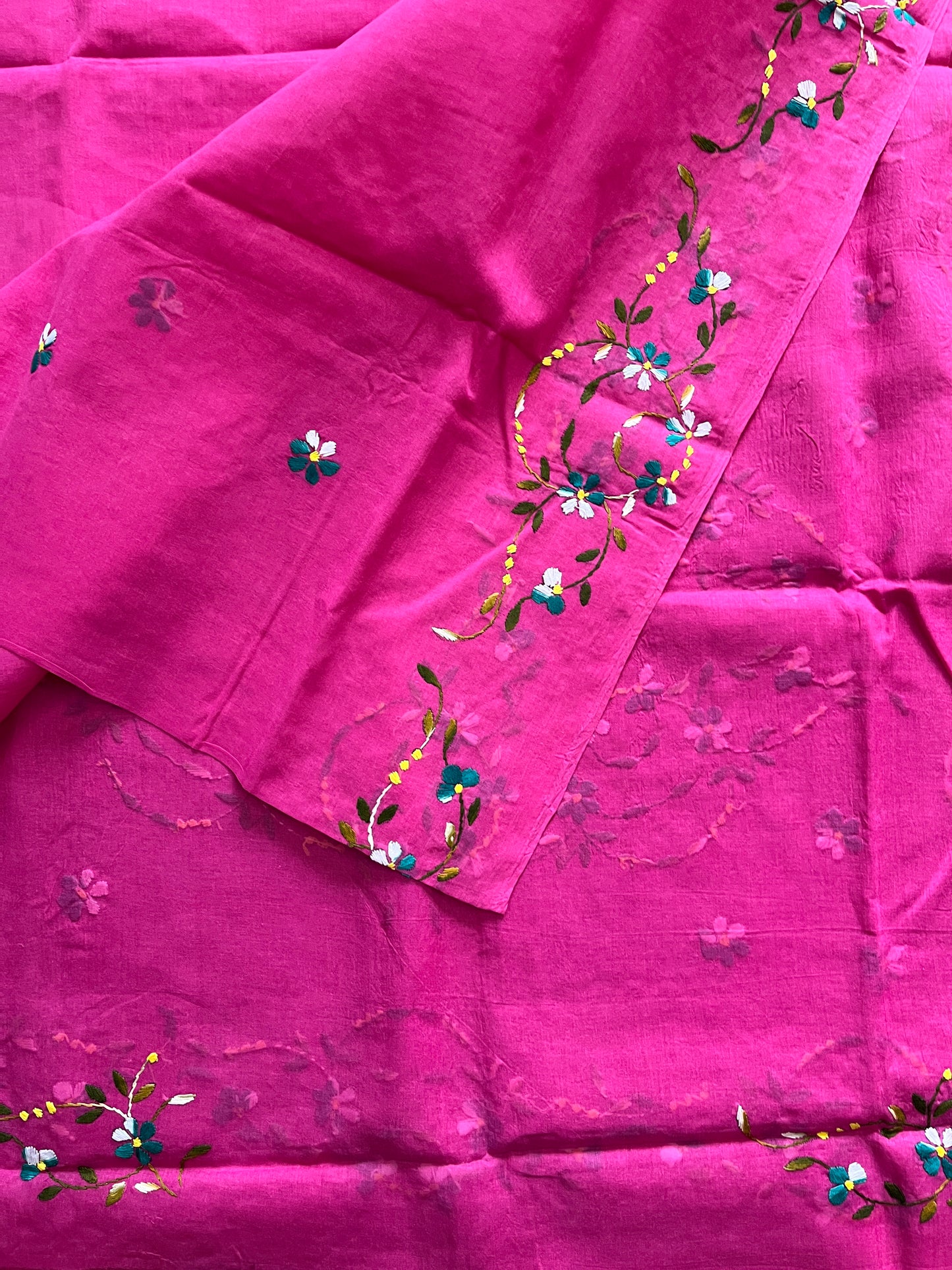 Cotton Kanthawork Saree