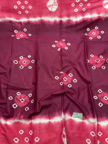Sungudi Bandhani Saree