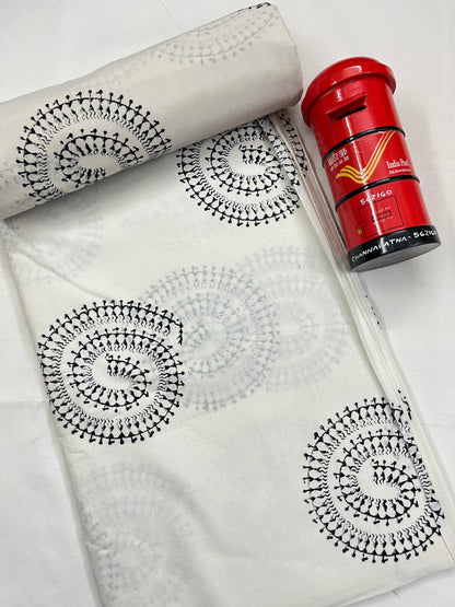 WARLI Hand Block Print Fabric