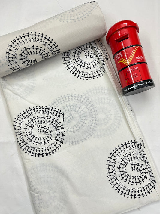 WARLI Hand Block Print Fabric
