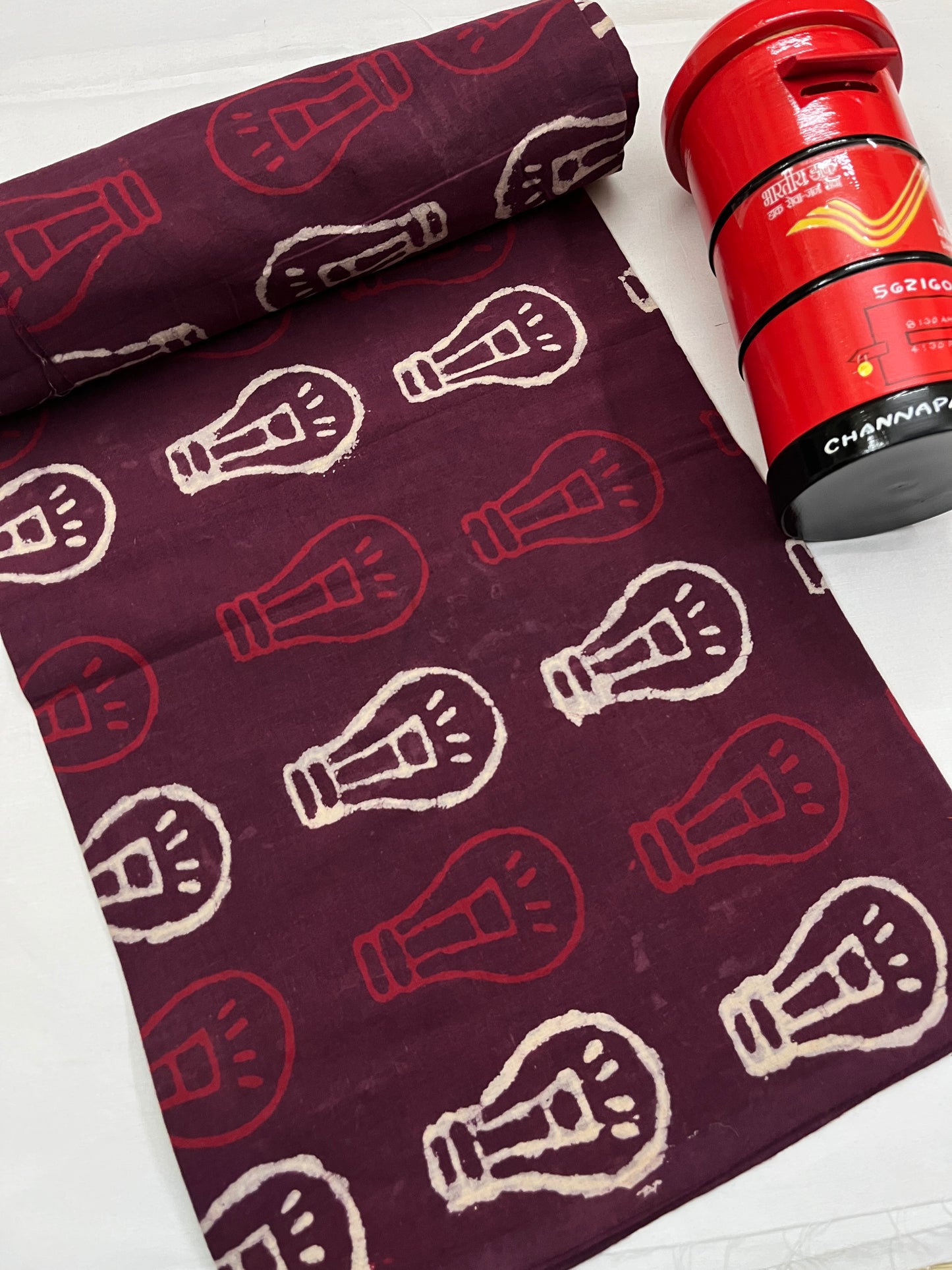 BULB Hand Block Print Fabric
