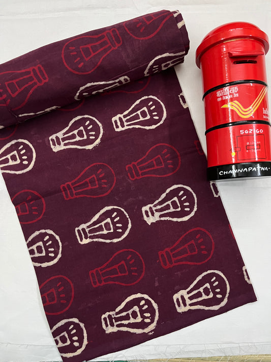 BULB Hand Block Print Fabric