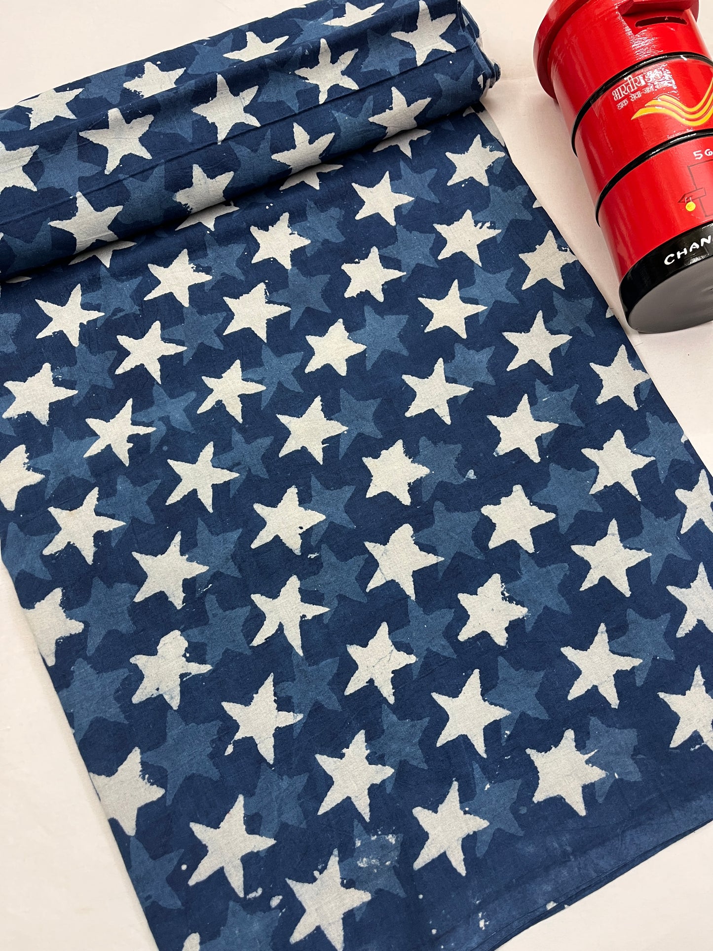 STARS Hand Block Print Fabric
