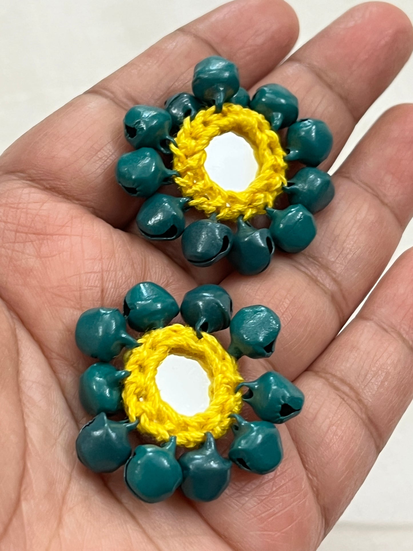 Ghungroo Mini Mirror Buttons