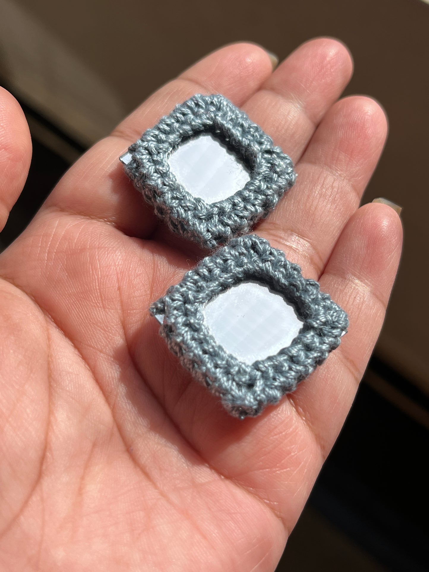 GREY Mirror Buttons