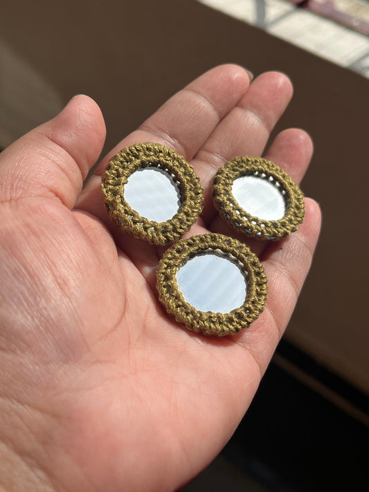GREEN Mirror Buttons