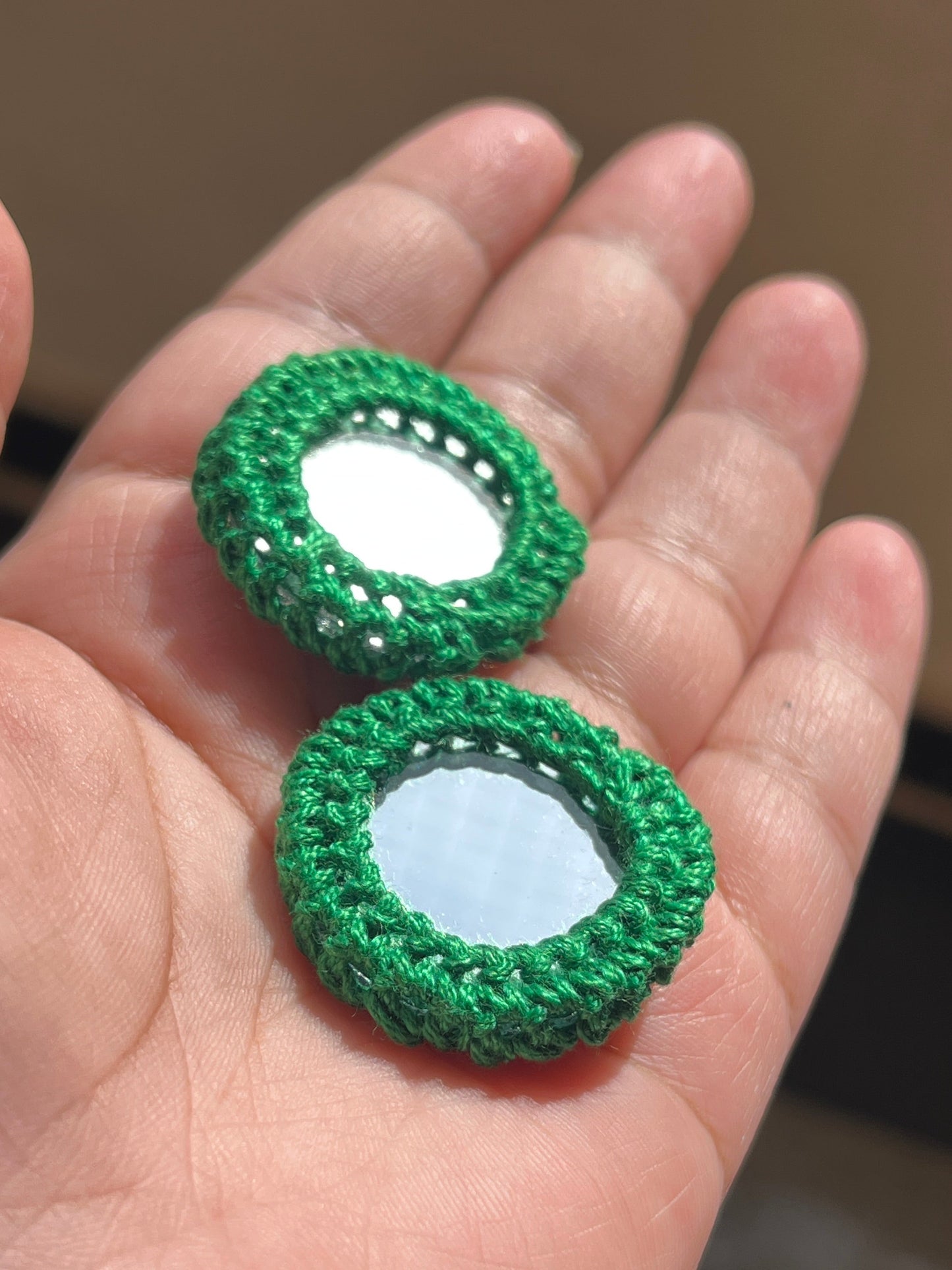 GREEN Mirror Buttons