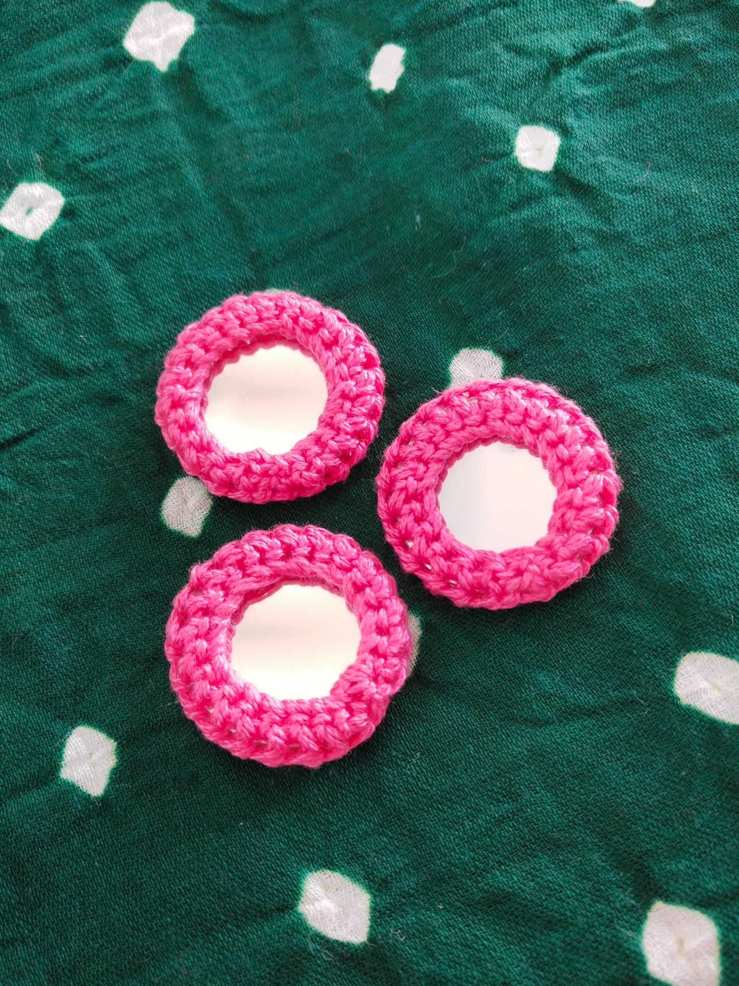 PINK Mirror Buttons