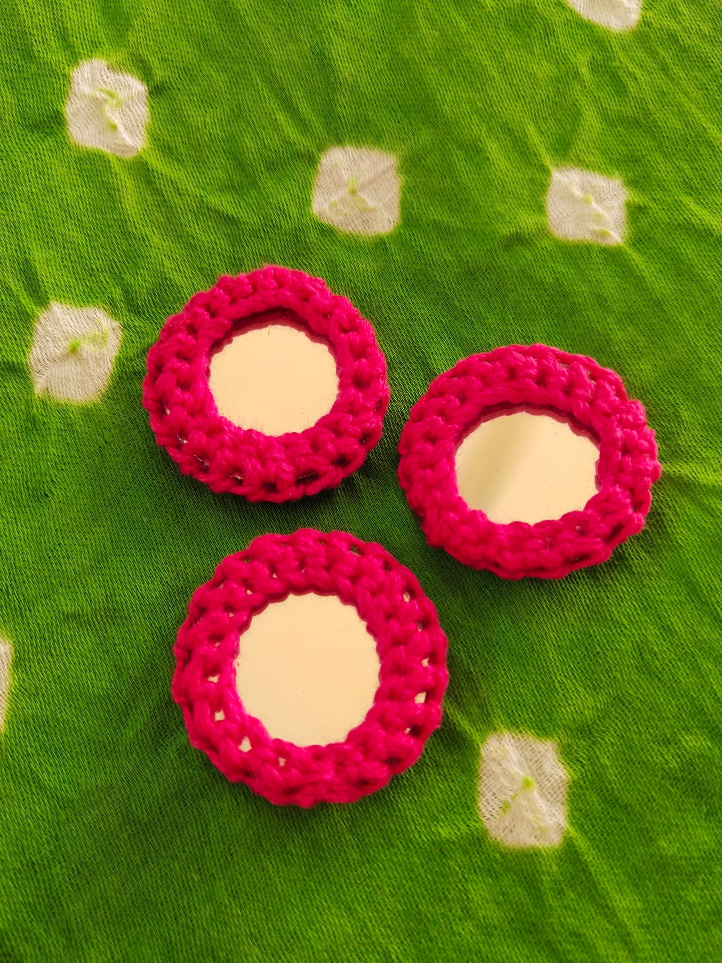 PINK Mirror Buttons
