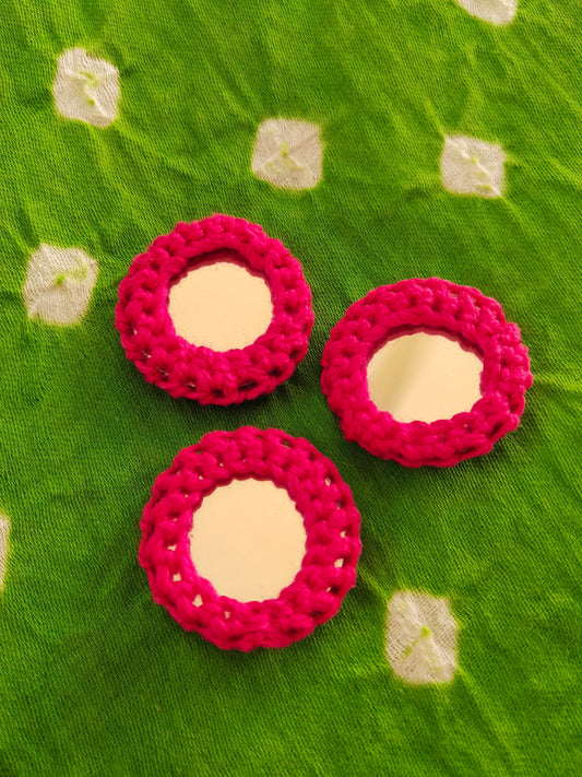 PINK Mirror Buttons