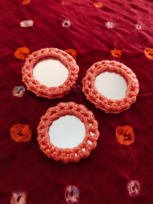PEACH Mirror Buttons