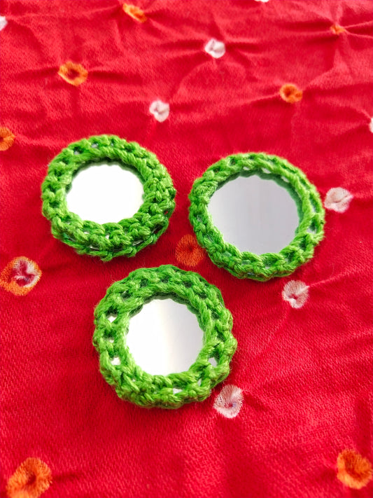 GREEN Mirror Buttons