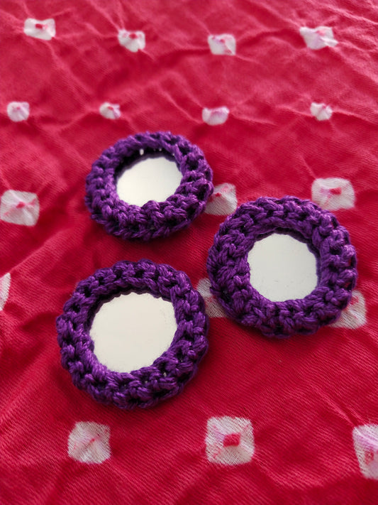 PURPLE Mirror Buttons