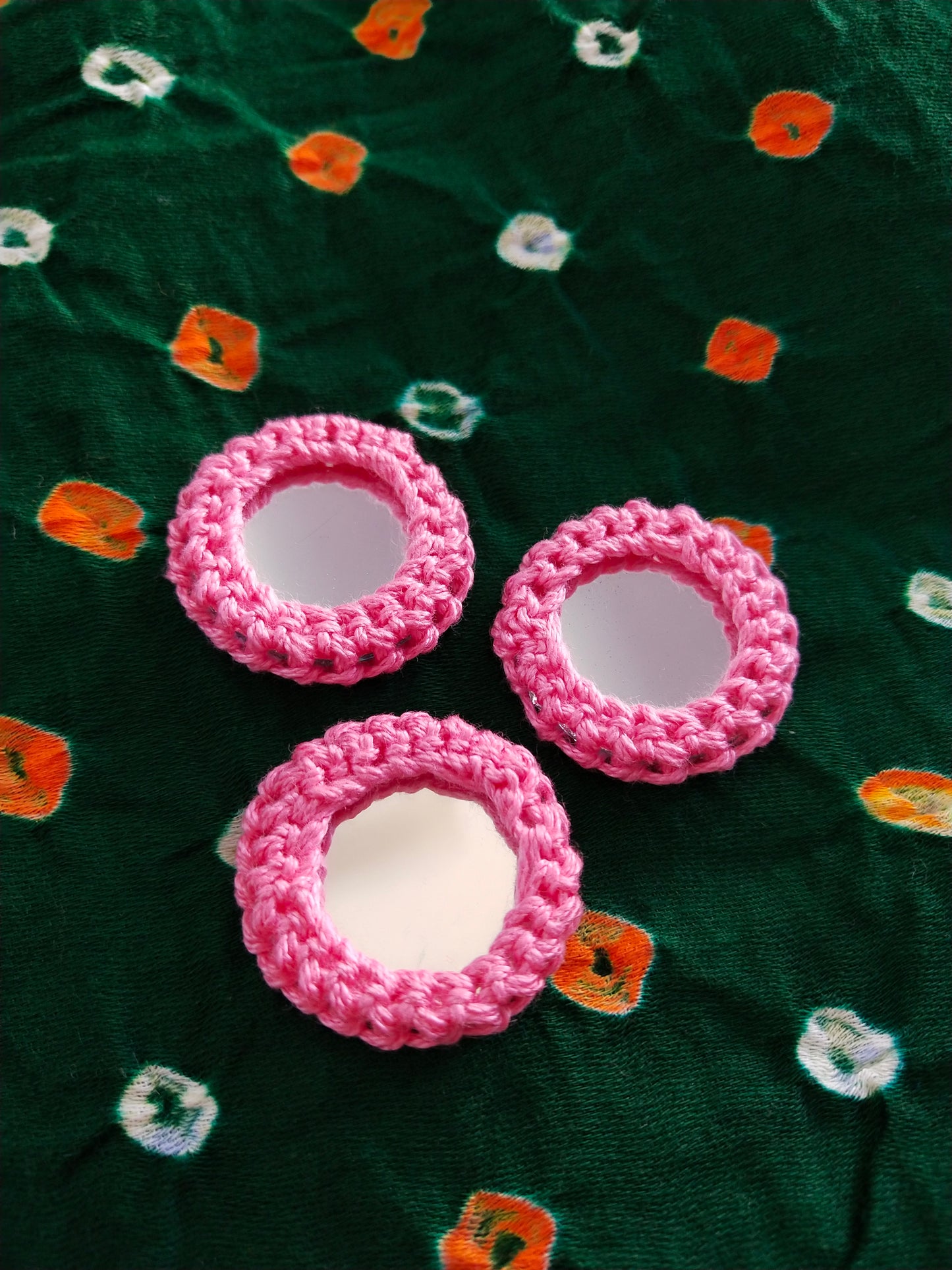 PINK Mirror Buttons