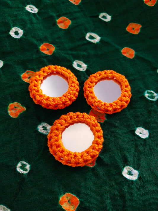 ORANGE Mirror Buttons