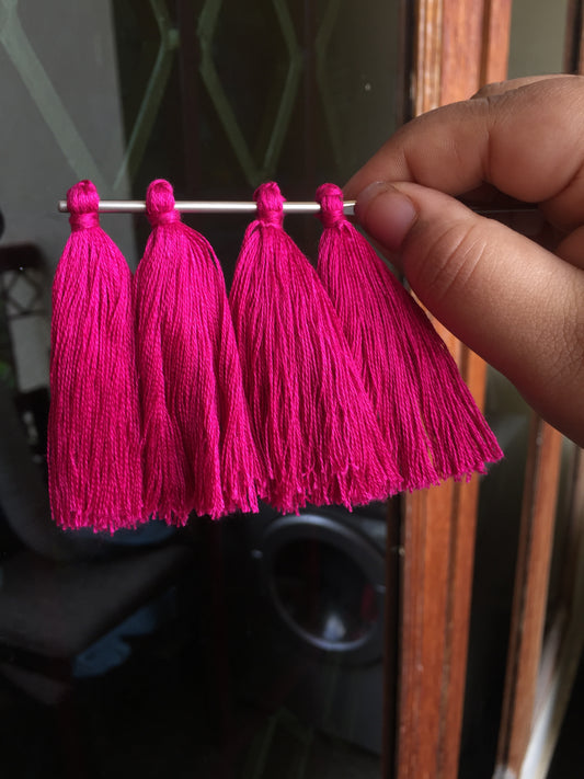 RANI PINK Thread Tassels