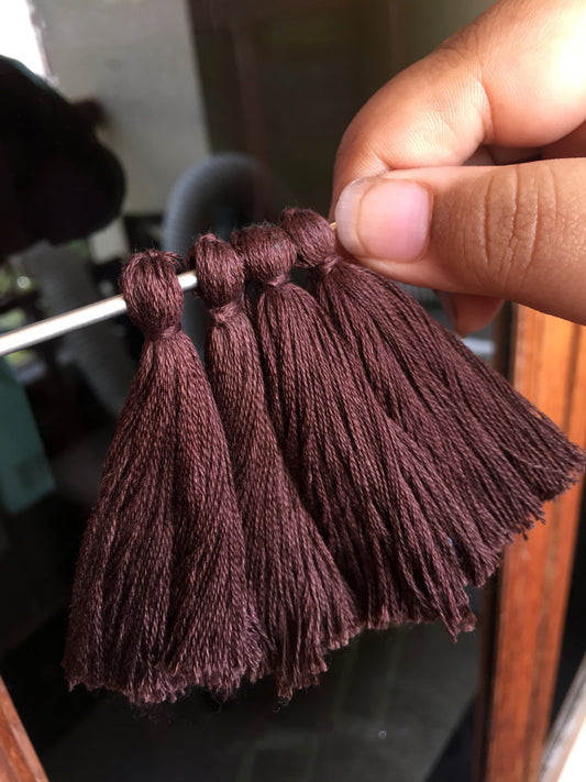 BROWN Thread Tassels