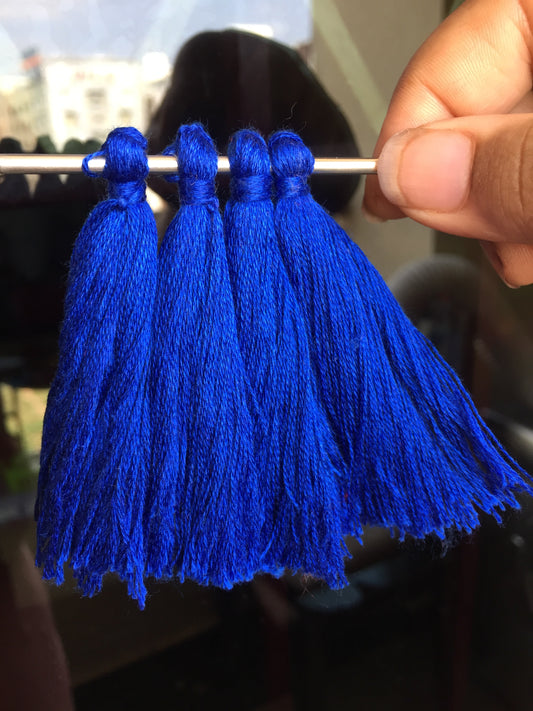 DARK BLUE Thread Tassels