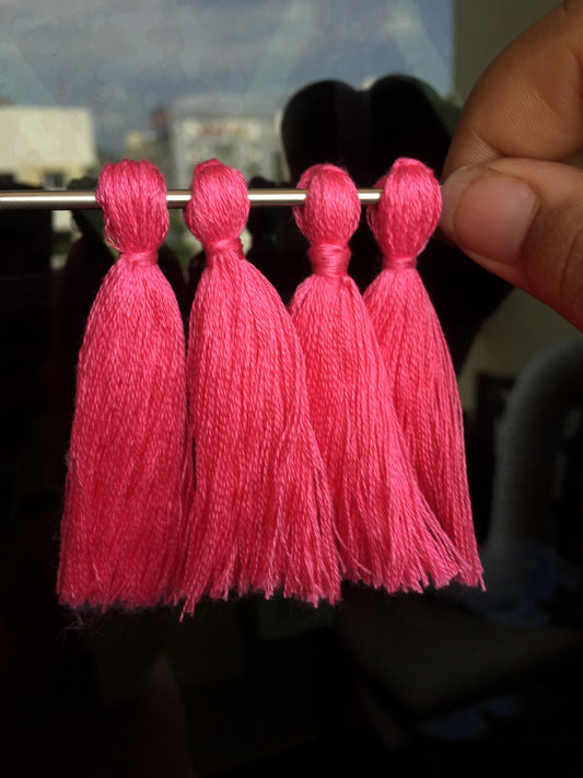 PEACH Thread Tassels