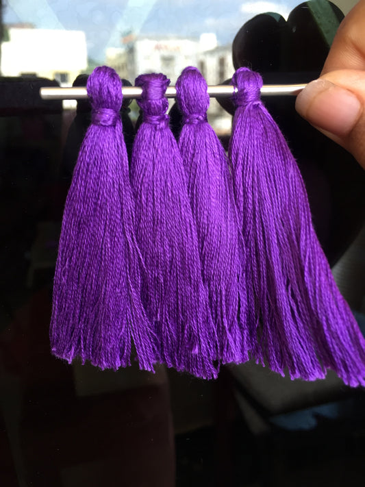 PURPLE Thread Tassels