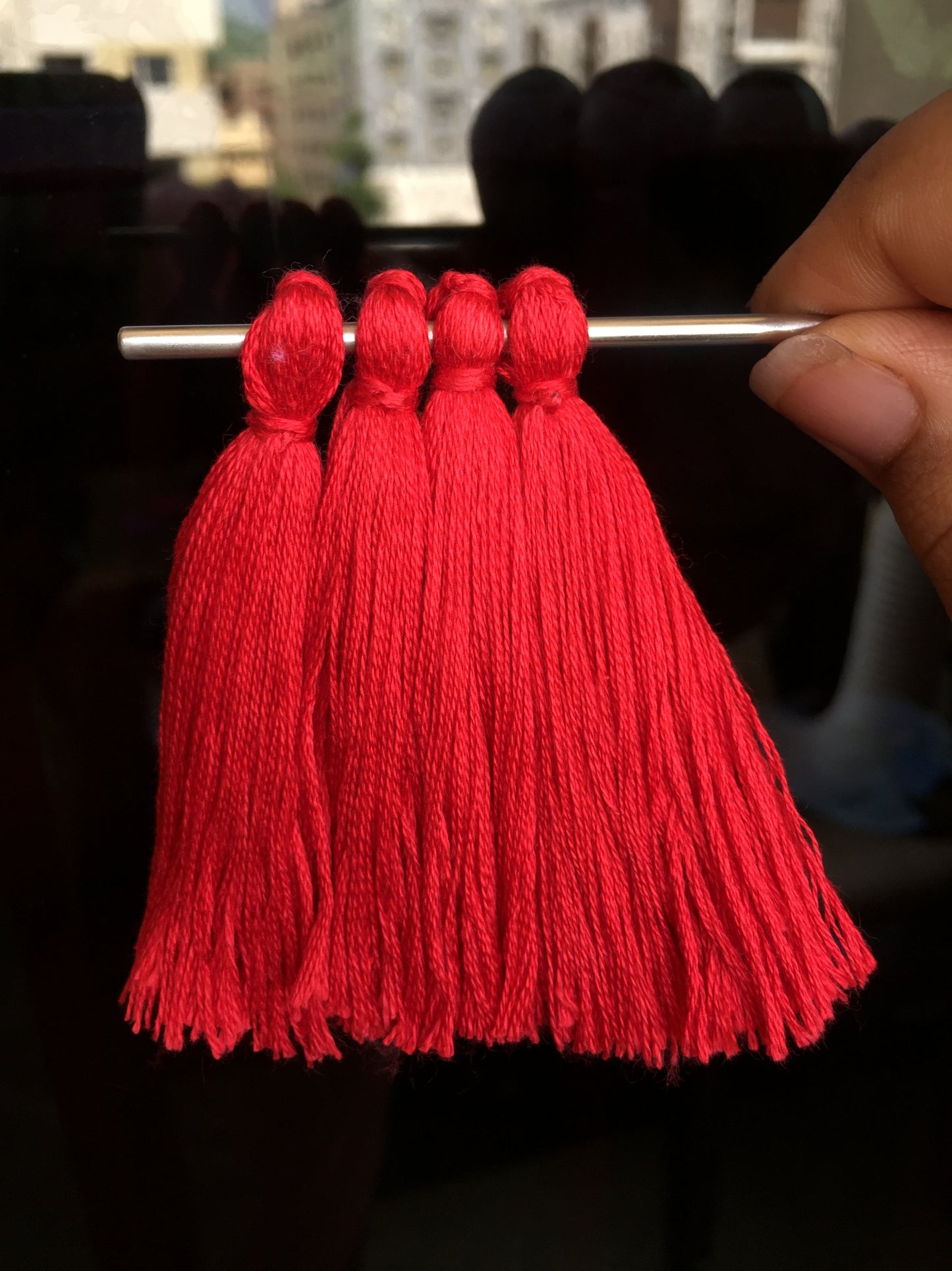 RED Thread Tassels