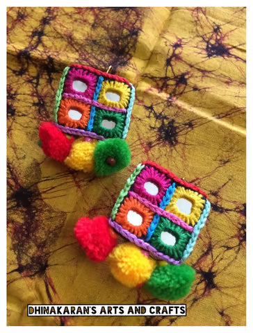 Satranga Mirror Tassels