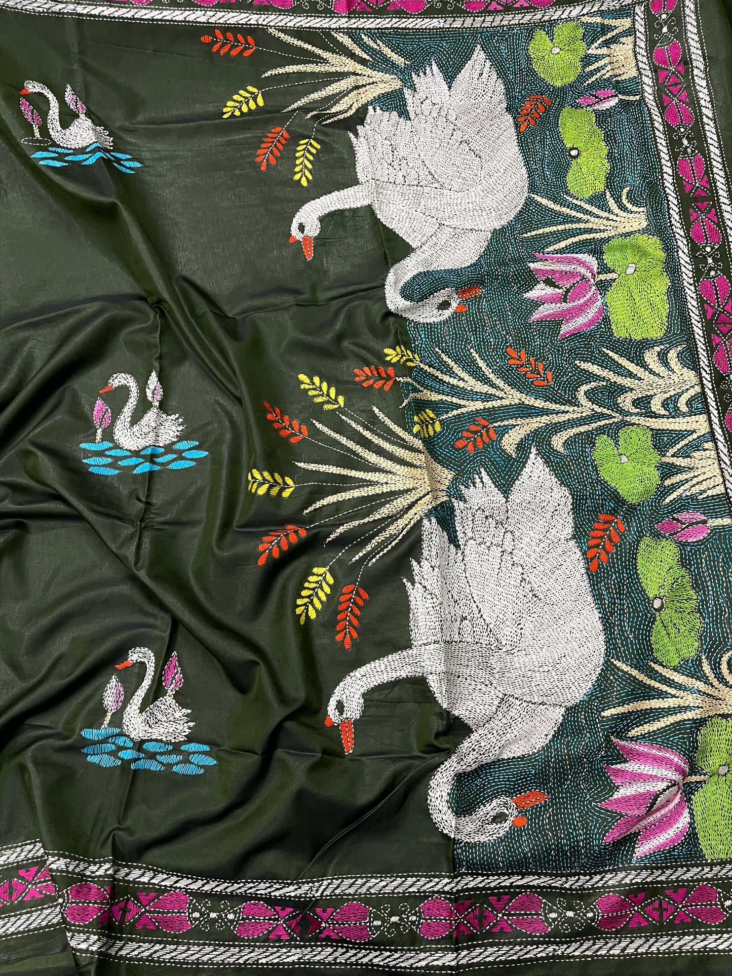 HAMSA Kanthawork Saree