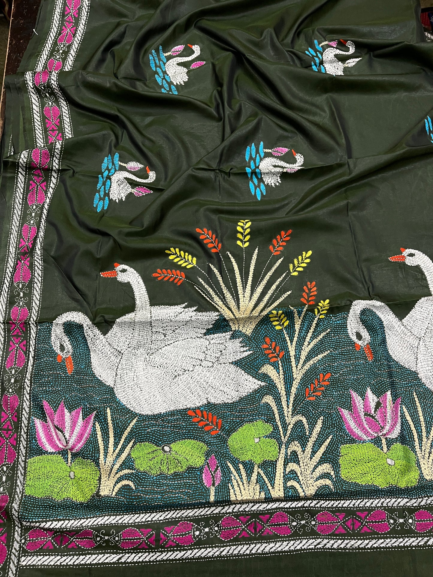 HAMSA Kanthawork Saree