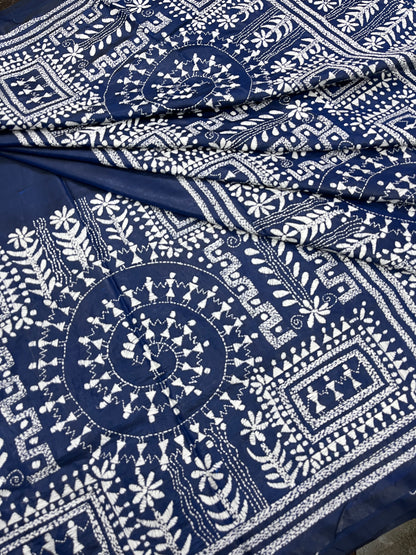 WARLI Kanthawork Saree