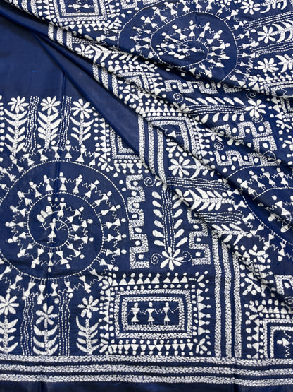 WARLI Kanthawork Saree