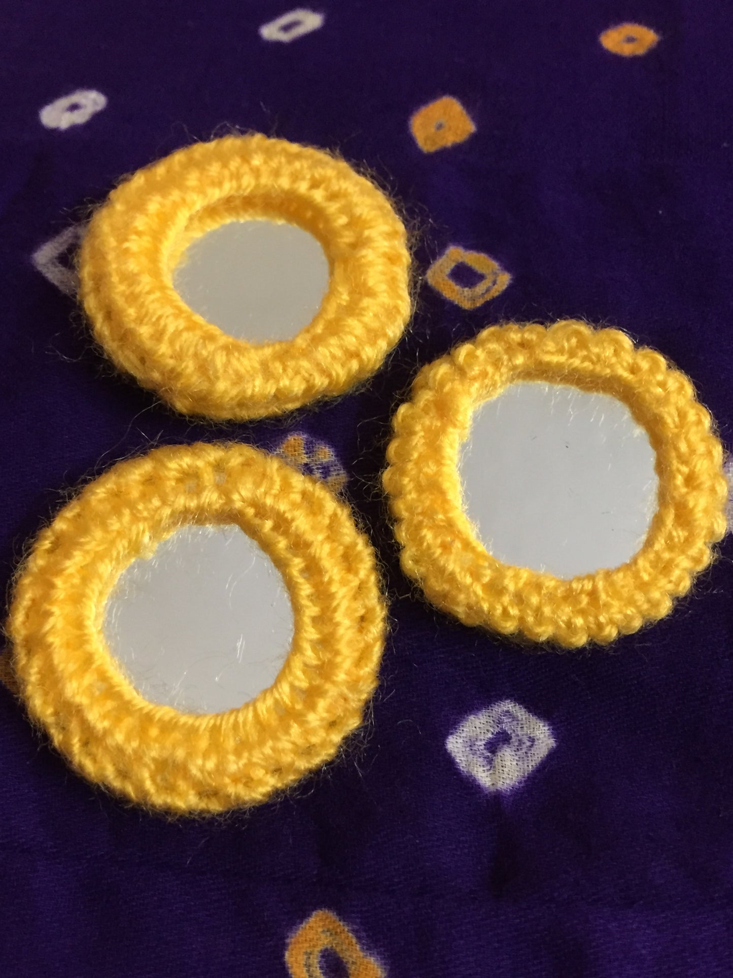 YELLOW Mirror Buttons