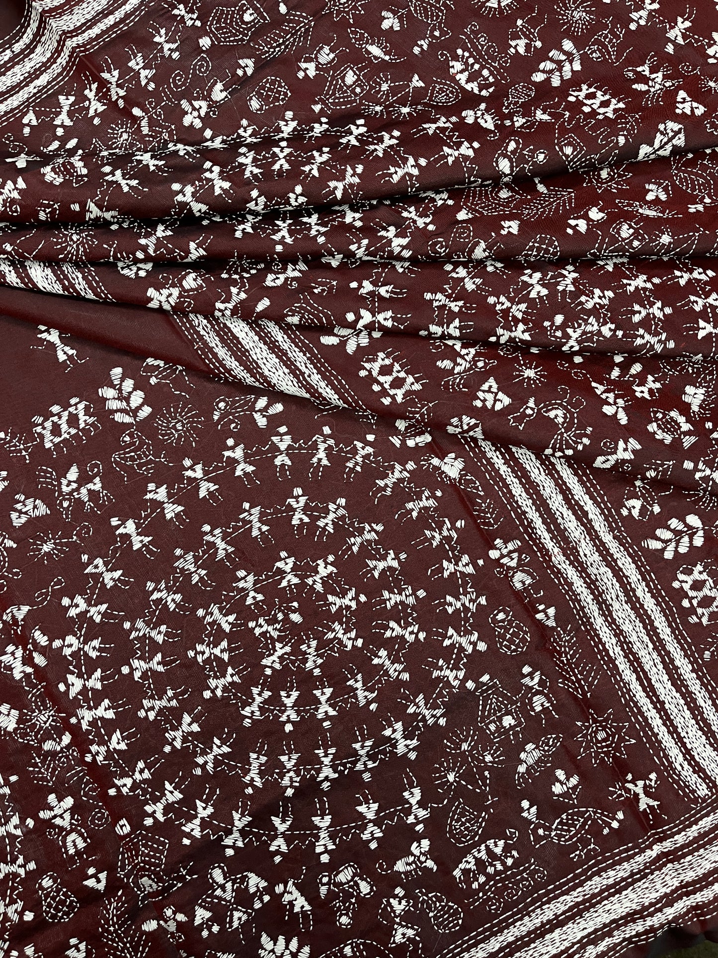 WARLI Kanthawork Saree