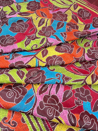 GULAABO Kanthawork Saree