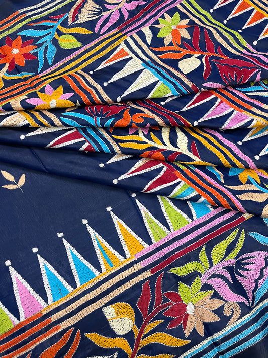 TEMPLE THEME Kanthawork Saree