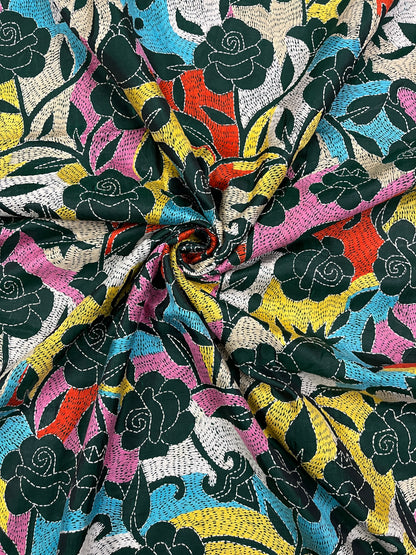 GULAABO Kanthawork Saree