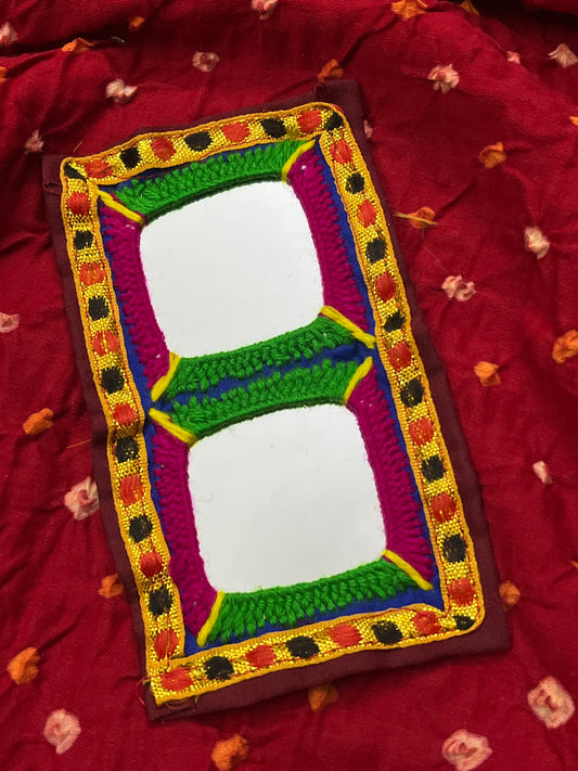 KP226 Banjara Mirror  Patch