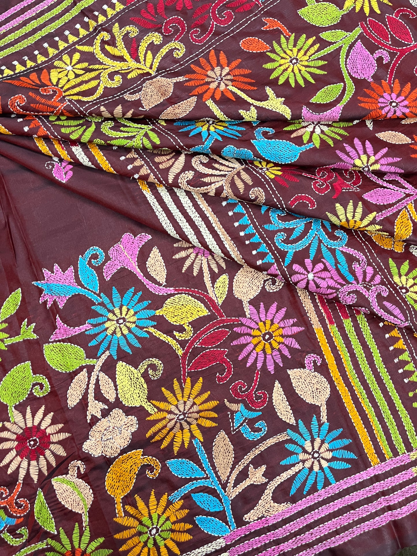 RANGEELA Kanthawork Saree