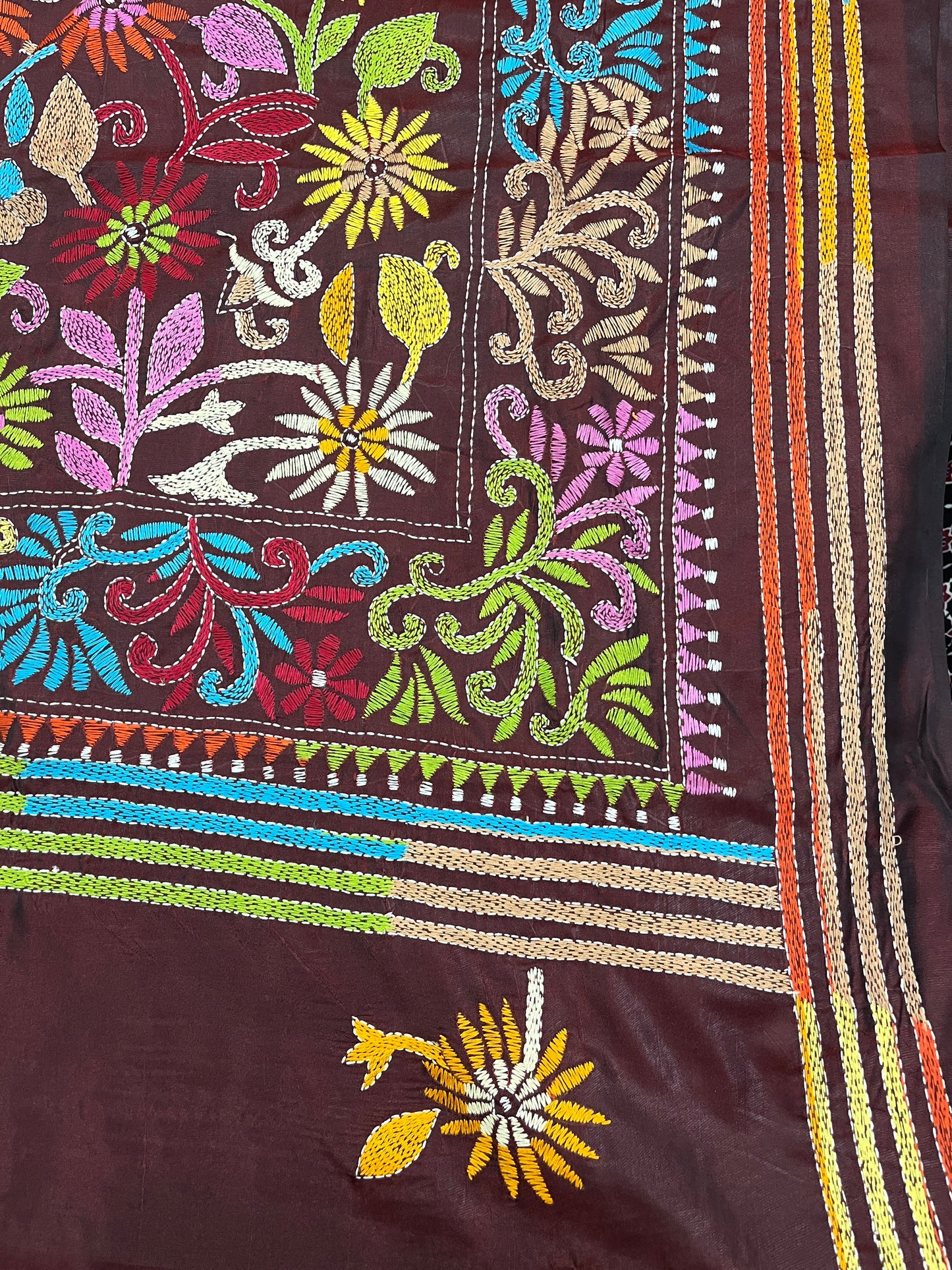 RANGEELA Kanthawork Saree