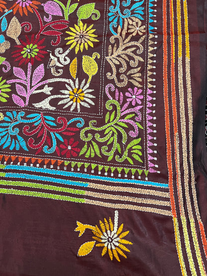 RANGEELA Kanthawork Saree