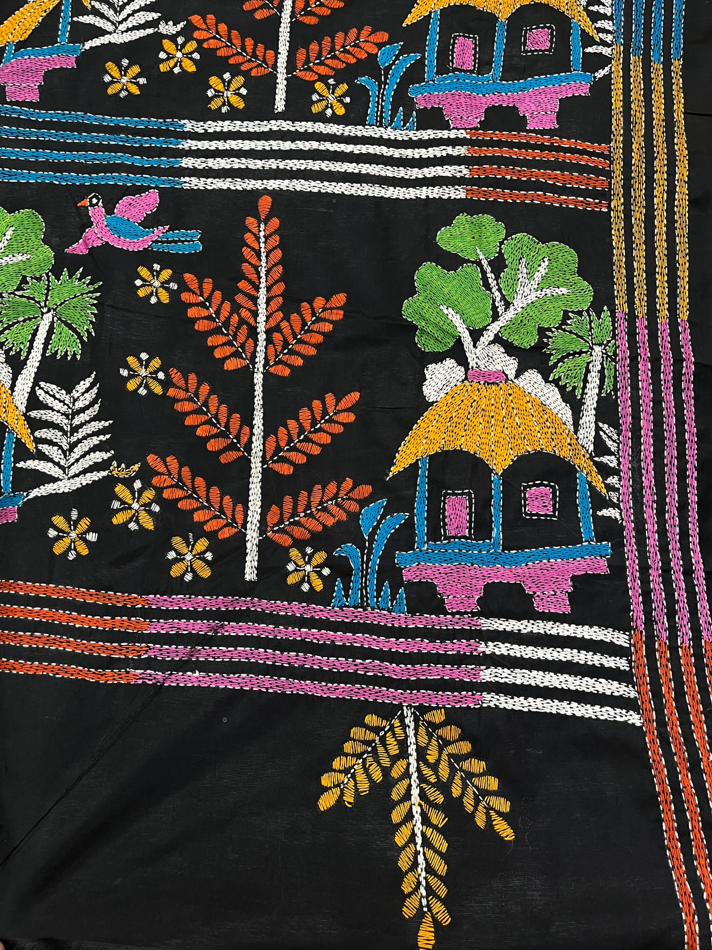 VILLAGE LOVE Kanthawork Saree