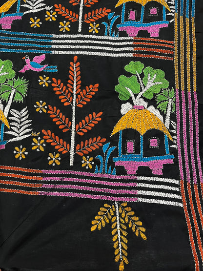 VILLAGE LOVE Kanthawork Saree