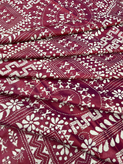 WARLI Kanthawork Saree