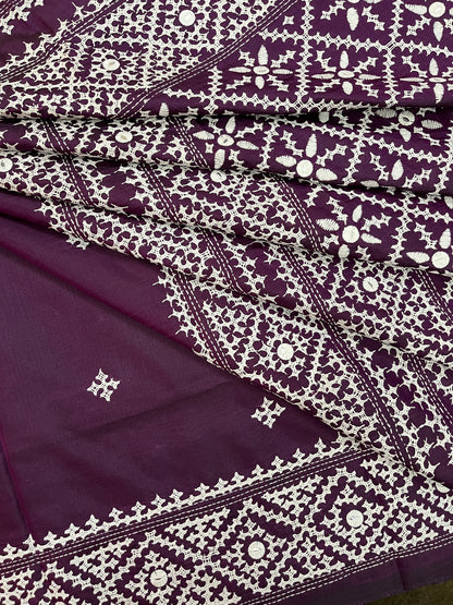 LAAJWAAB Kutchwork Saree