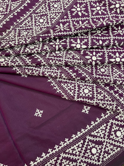 LAAJWAAB Kutchwork Saree