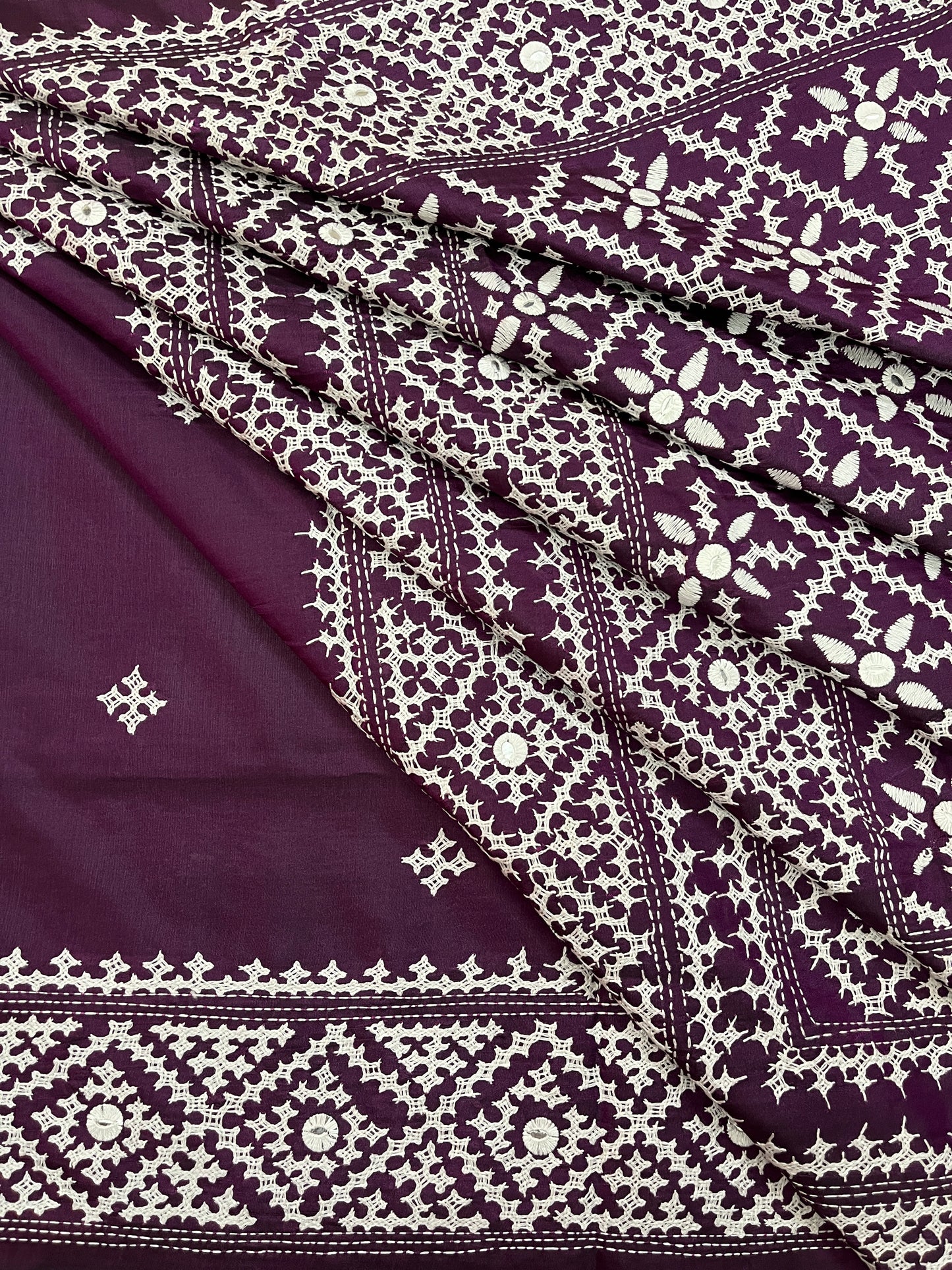 LAAJWAAB Kutchwork Saree