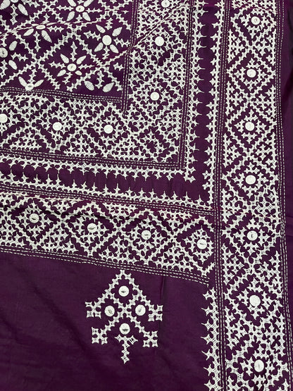 LAAJWAAB Kutchwork Saree