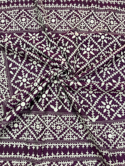 LAAJWAAB Kutchwork Saree