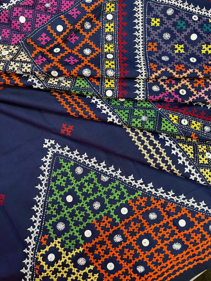 RANGEELA Kutchwork Saree